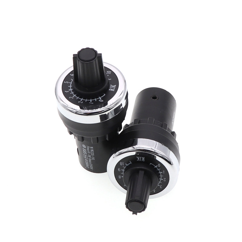 WIW22S变频器精密调速电位器 1K 2K 5K 10K 20K 50K刻度盘 旋钮帽