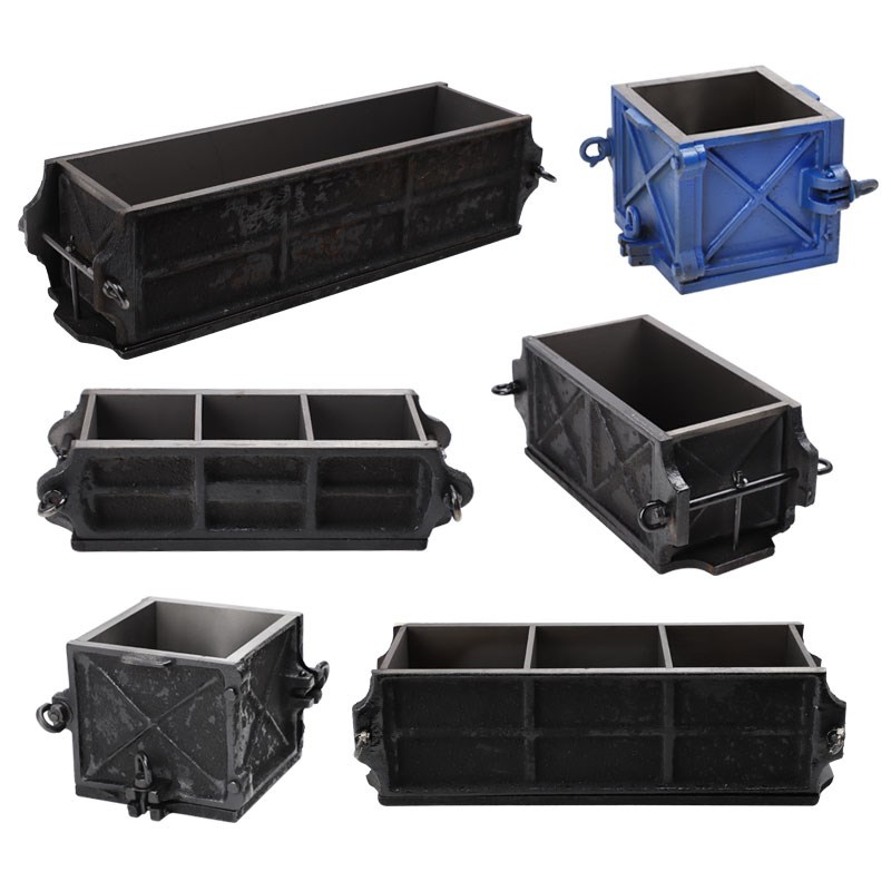 混凝土抗压试模150方铸铁100三联砼试块模具砂浆70.7全钢可拆卸