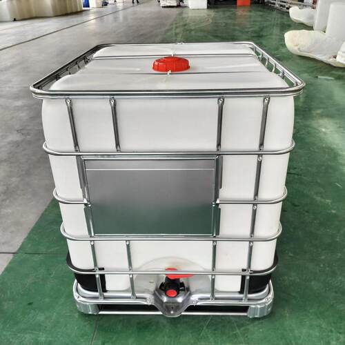 全新1吨桶IBC1000L带铁架食品级别1T酵素塑料方桶1立方尿素塑料桶