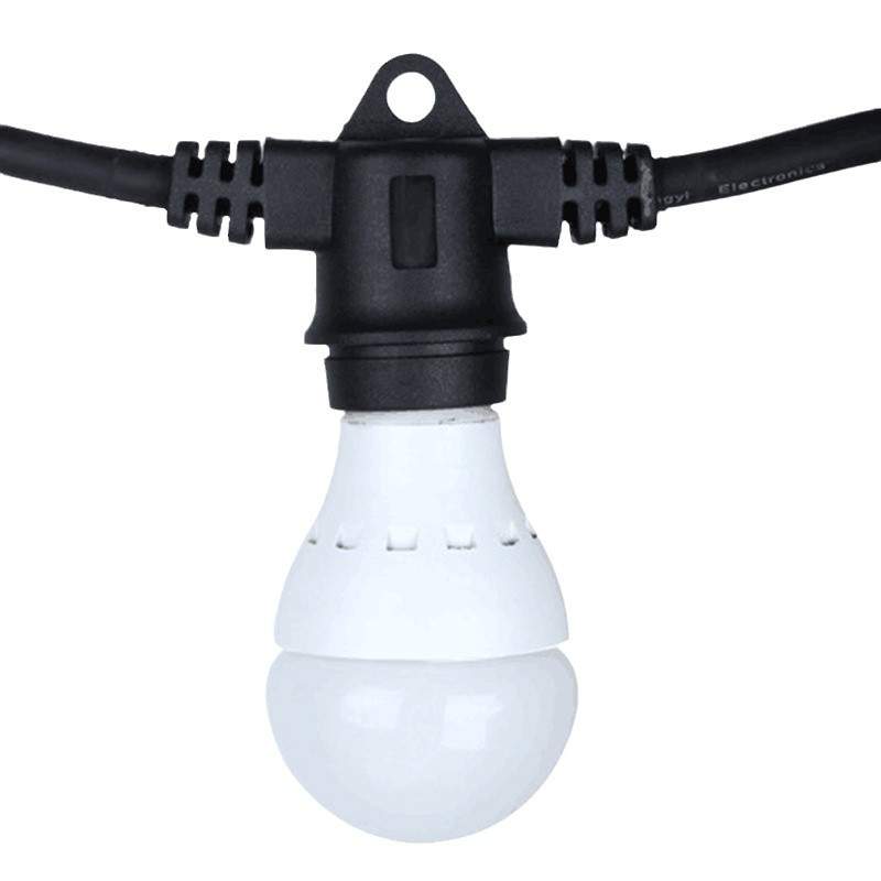 灯头线串联灯头 e27灯头座 带线灯头光源照明 防水灯头