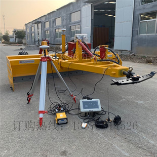 三米卫星平地机 农场足球场整平机土壤耕整复耕平地机调坡功能