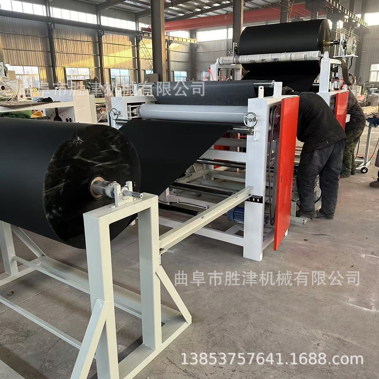 卷对卷膜对膜复合机无纺布纸复合机皮革墙布EAV热熔胶贴合机