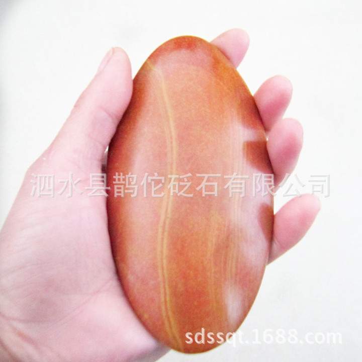 扁鹊泗滨红砭石按摩石能量石原产地 山东旅游服务名牌20.21年
