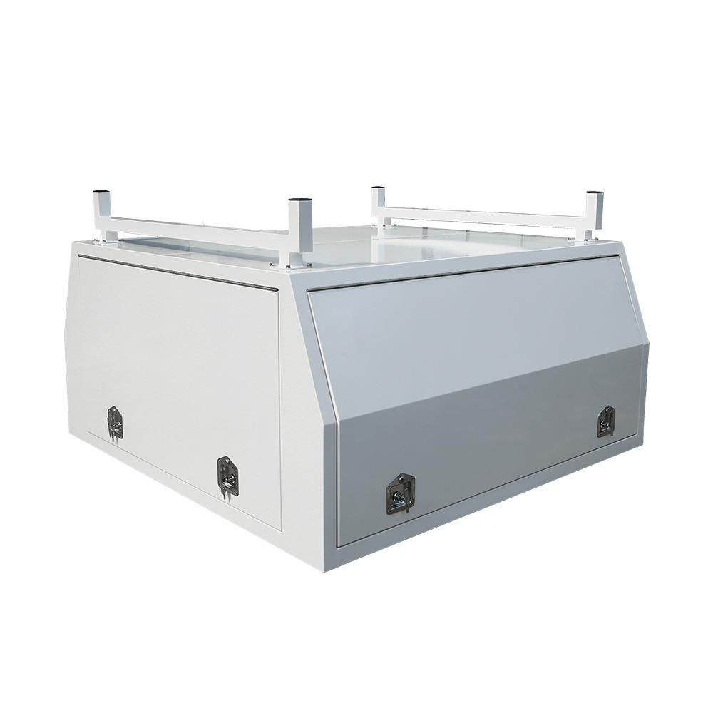 皮卡车拖车铝合金白色2400*1800*900铝制工具箱多功能改装储物