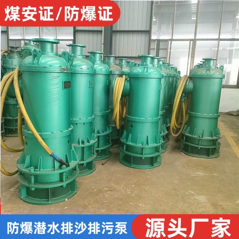 深井潜污泵380v 矿用潜水排污泵 排沙泵配件 bqs100-320/4-220/N