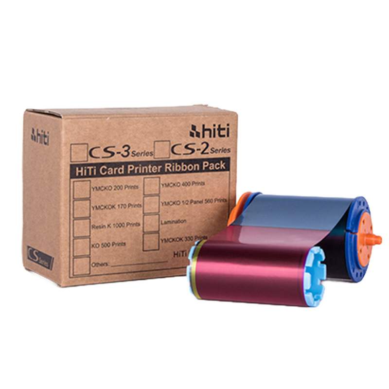 原装HITI呈妍证卡打印机彩色带CS-200E/220E证卡打印机全格彩色带
