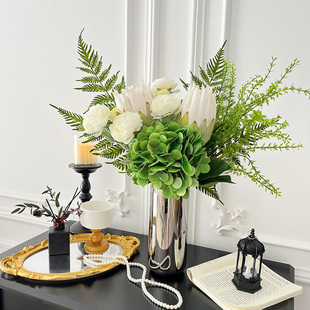 帝王花束彷真花轻奢高端客厅茶几装饰摆饰假花餐桌花艺设计师摆花