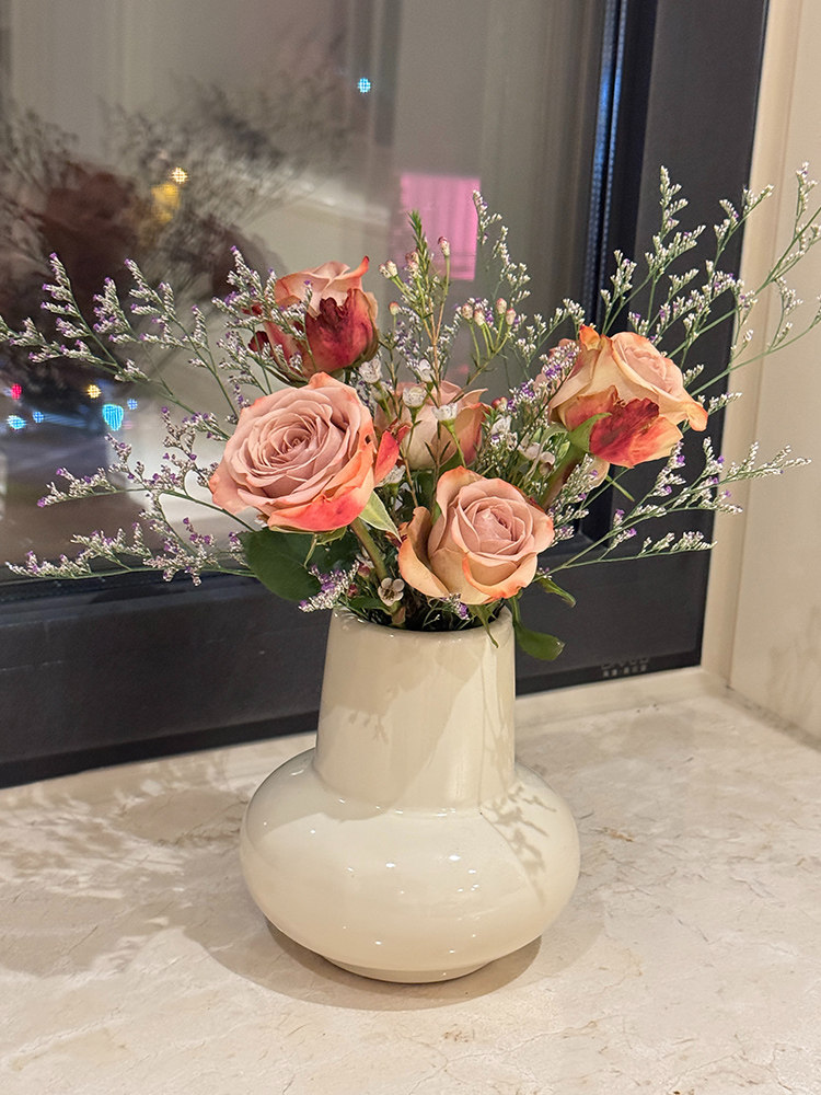 陶瓷花瓶可触及高端水养绿色植物插花设计小众客厅餐桌装饰摆件,家居饰品,花瓶,淘宝优惠券,粉丝福利购,淘宝优惠卷