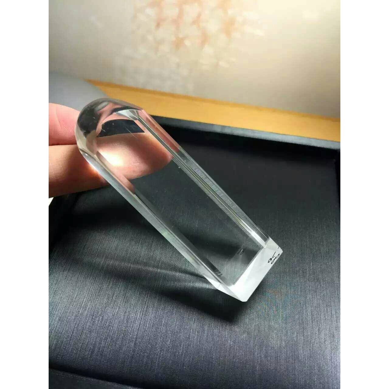 白水晶大号印章签字章包刻字