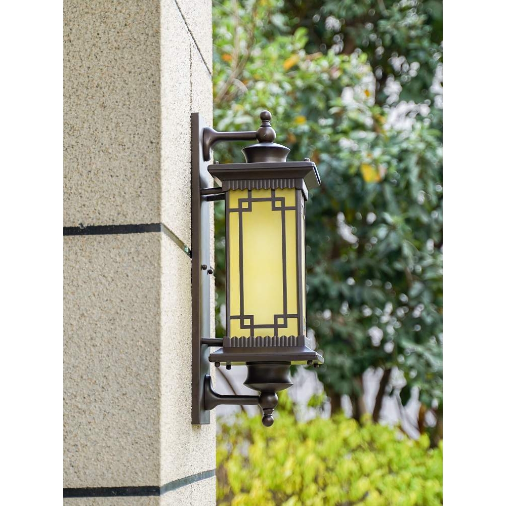 户外福字灯室外园林景观欧式庭院壁灯露台灯阳台过道走廊墙壁灯