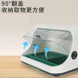 家用塑料柜碗柜 碗筷碟盘收纳盒架 驱菌烘干餐具柜厨房置物架 装