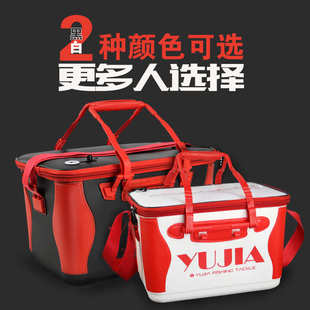 eva一体成型加厚钓鱼桶 耐磨矶钓桶 海钓箱 窝料箱 渔具