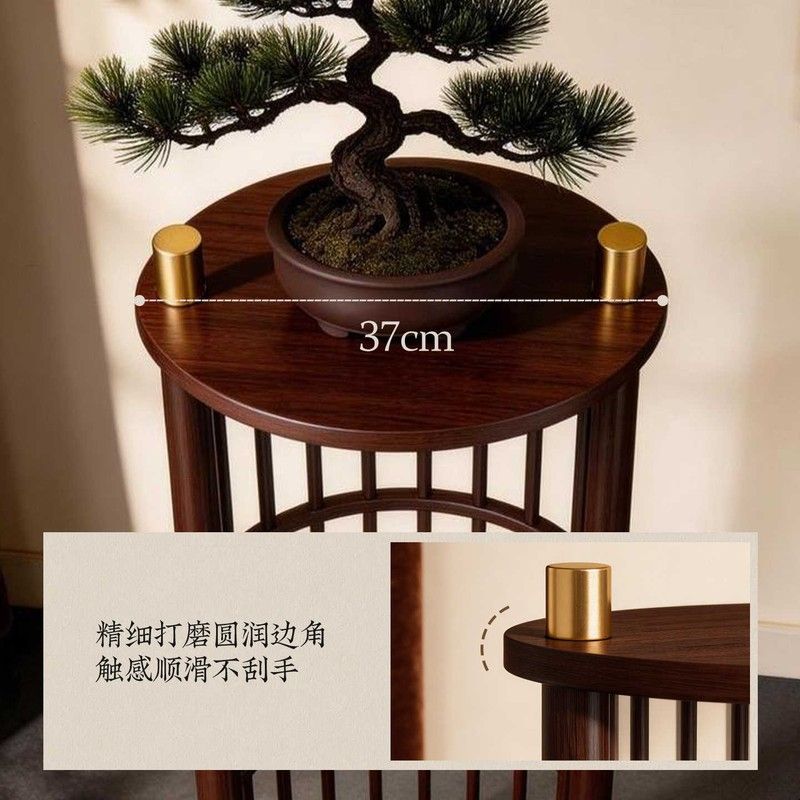 花架阳台置物架落地式花盆放置架客厅摆花架子非实木绿萝双层花台图片