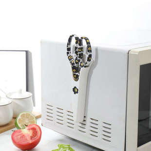 芬兰花不锈钢剪刀厨房专用磁吸冰箱贴辅食剪骨刀家用万能料理剪刀