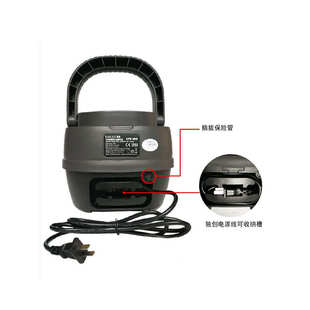 海利氧气泵超静音 养气泵养鱼充电交流直流两用增氧机 鱼箱增氧泵