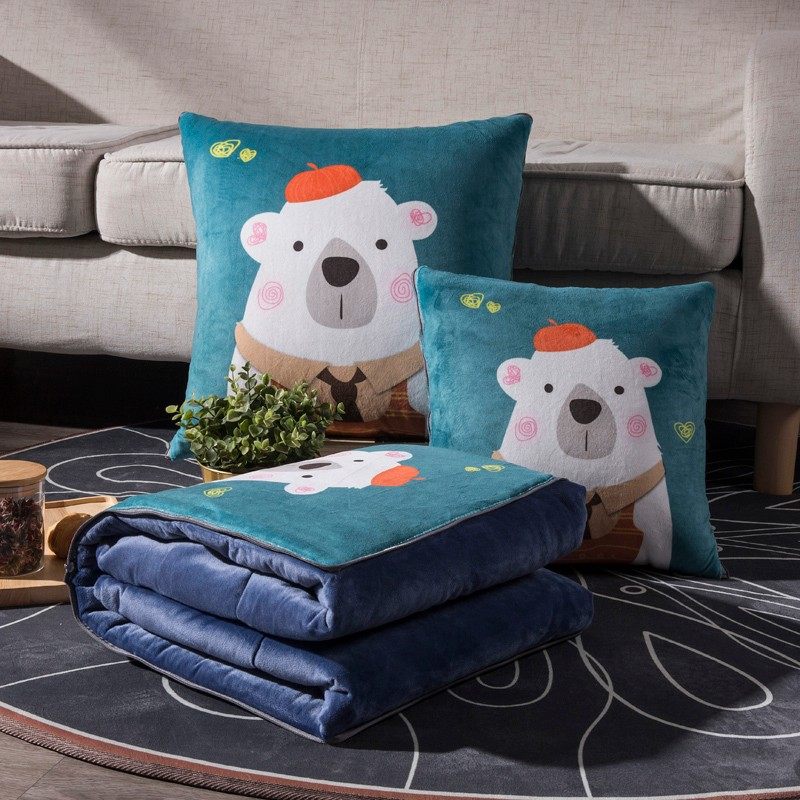 两用珊瑚绒抱枕被子多功能车载毯子办公室午睡枕头汽车折叠空调被,居家布艺,抱枕被,淘宝优惠券,粉丝福利购,淘宝优惠卷