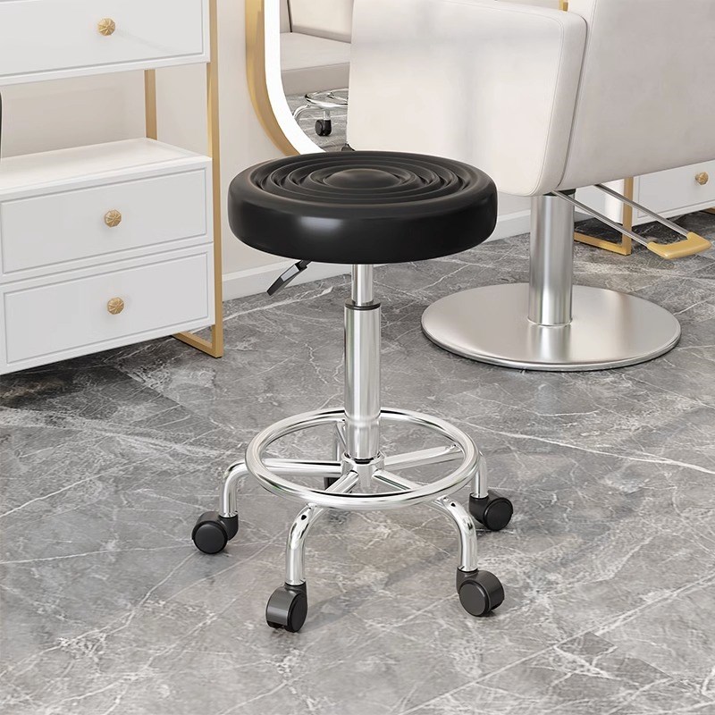 简约吧台椅酒吧椅子凳子旋转吧凳升降靠背圆凳美容转椅大工凳美发