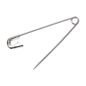 老式 安全别针固定衣服扣大中小号金属别针回形针盒装 加粗吊牌别针