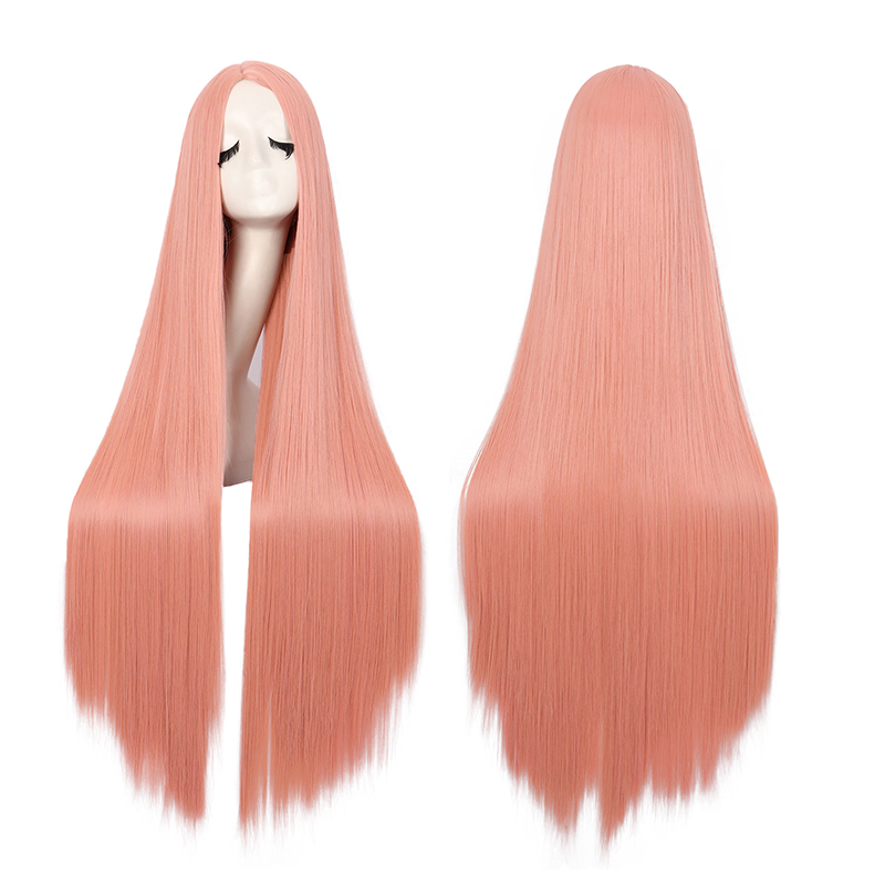 假发女万用cos长发动漫100黑长直假毛古装男女适用中分古风全头套