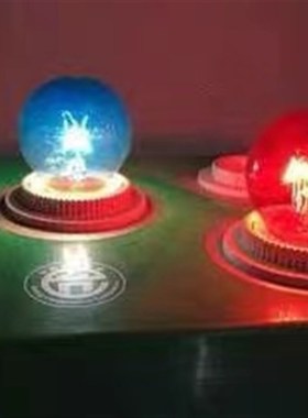 E27红色红光灯泡绿色绿光钨丝可调光红光灯泡台灯灯笼灯专用