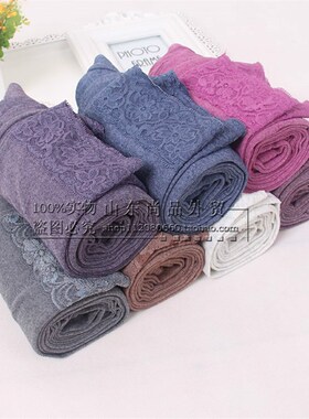 女士FTY棉单件秋裤保暖裤带护膝加厚加大加肥打底裤贴身线裤衬裤