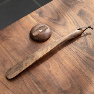 黑胡桃木磁吸鞋拔子实木挂墙玄关鞋柜入户区神物穿鞋器鞋抽提鞋器