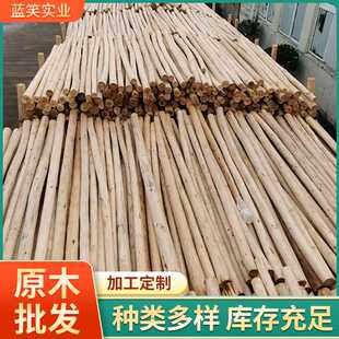 厂家杉木杆 林场直发 江苏景观绿化沙杆 6米