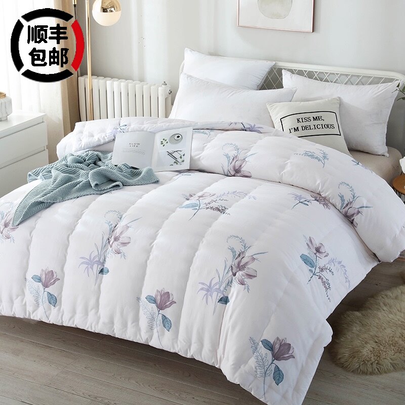 纯棉手工加厚保暖棉被棉花冬被芯1.8m双人新疆长绒棉四季通用棉胎,床上用品,棉花被,淘宝优惠券,粉丝福利购,淘宝优惠卷