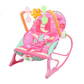 宝宝电动摇椅安抚哄娃摇篮刚出生婴儿落地醒摇椅百天满月礼物 包邮