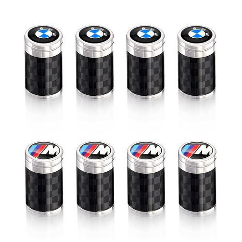 适用于宝马新3系5系1系7系X3x4X5X6gt改装碳纤维车轮胎气门嘴帽