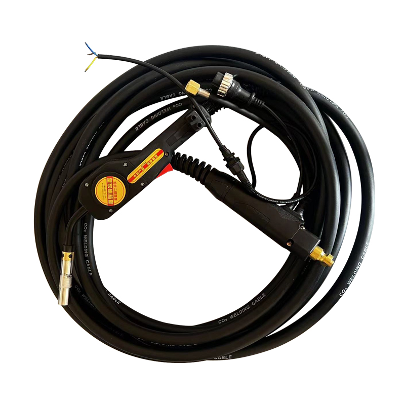 气保焊枪欧式款15米工业级焊机配件二保焊枪加长20米手把带送丝机