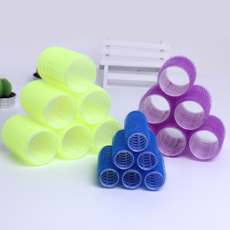 卷发筒梨花卷发神器空气刘海双层自粘美发卷棒美发工具发尾包邮