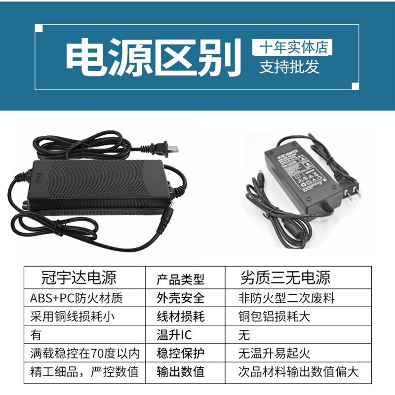 冠宇达纯水机电源24V1.6A/2A/5A净水机电源适配器防水通用配件
