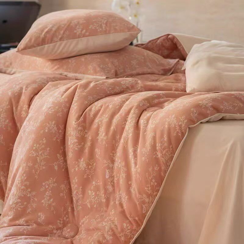 天竺棉A类针织棉被子被芯大豆纤维被春秋被四季通用柔软冬被棉被