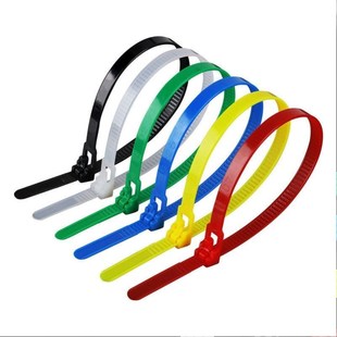 可松式扎带5*200活扣尼龙束线带捆绑带重复使用捆扎线扣100根/包