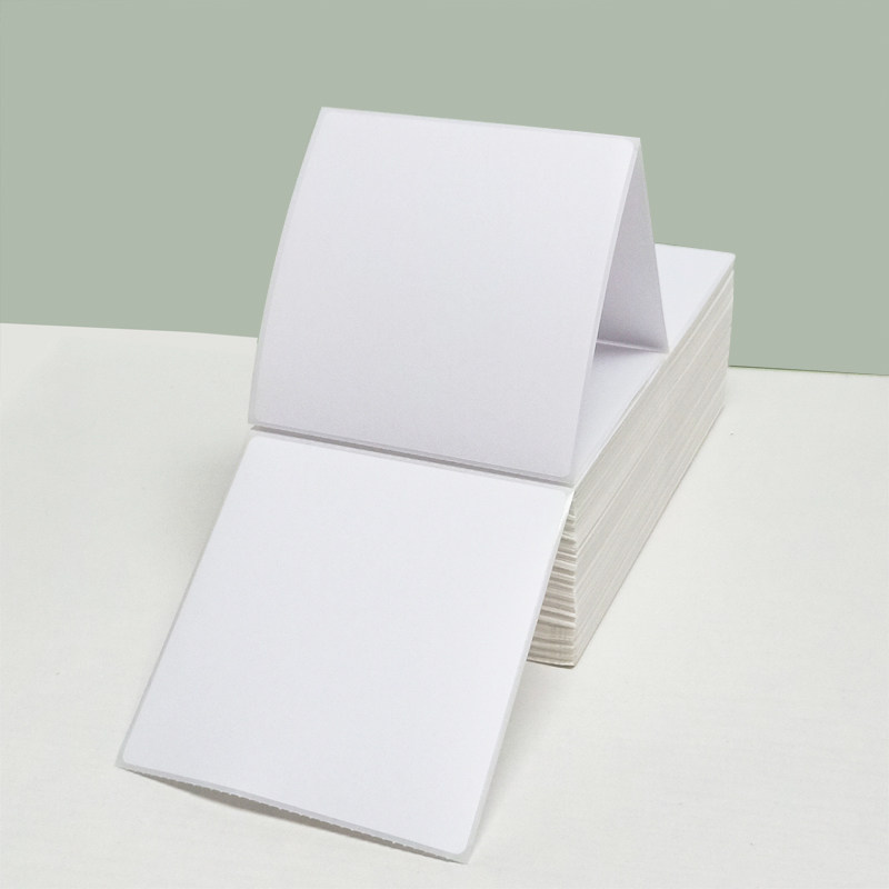 e邮宝热敏标签纸 国际物流条码纸100*100 2000张叠状不干胶打印纸