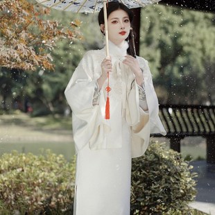 冬季旗袍唐装中国风女装秋冬伴娘服礼服国风冬装新中式女装秋冬款