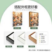 可爱小狗柯基柴犬数字油画diy填充涂色手工绘丙烯治愈油彩装 饰画