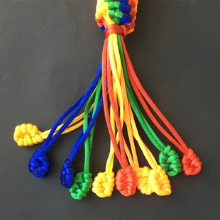 藏族汽车挂件特产吉祥哈达五彩线五彩绳手工编织金刚结挂饰西藏