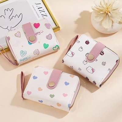 2025新款韩版女士钱包短款女生