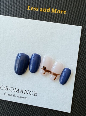 Foromance.【腊肠狗】腊肠狗手绘 可爱狗狗 ins风穿戴甲