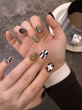 Foromance.【飞鸟集】·双11专享 浓郁棕猫眼手绘飞鸟黑白热气球