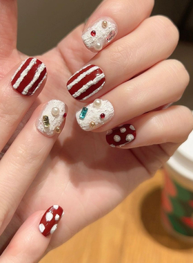 Foromance.【雪国童话】圣诞新年限定款  纯手工 穿戴甲