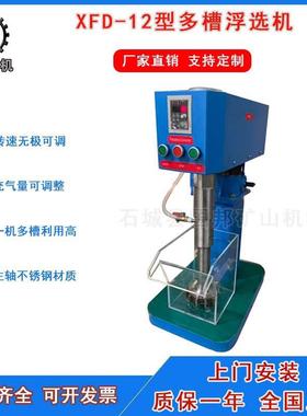 实验用XFD-12型多槽浮选机 电升降多槽浮选机动 一室机多槽利用高