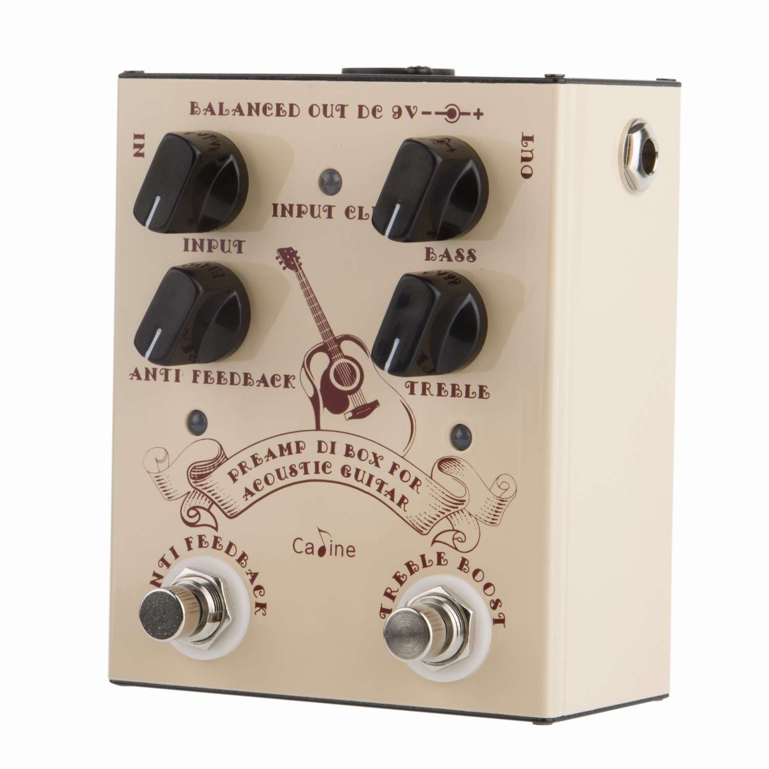 Caline CP-40 DI Box 民谣吉他箱体模拟单块效果器 木吉他通用