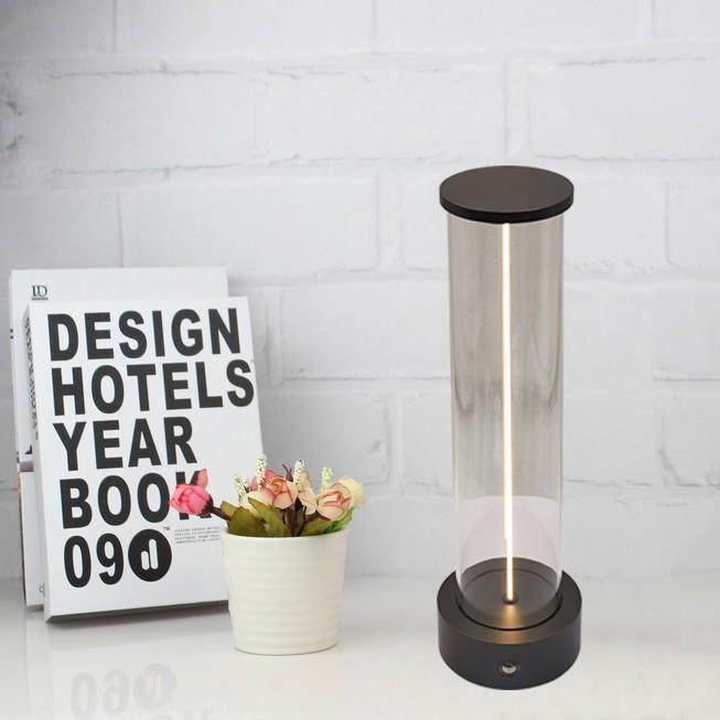 T型创意氛围台灯现代简约LED灯丝灯充电线条小夜灯卧室床头触摸礼