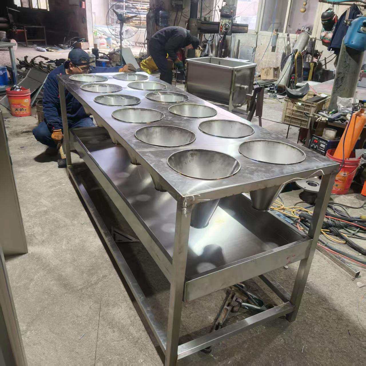 宰鸡杀鸡耐用沥血锥12个一台加厚放血架宰鸡神器沥血器沥血槽