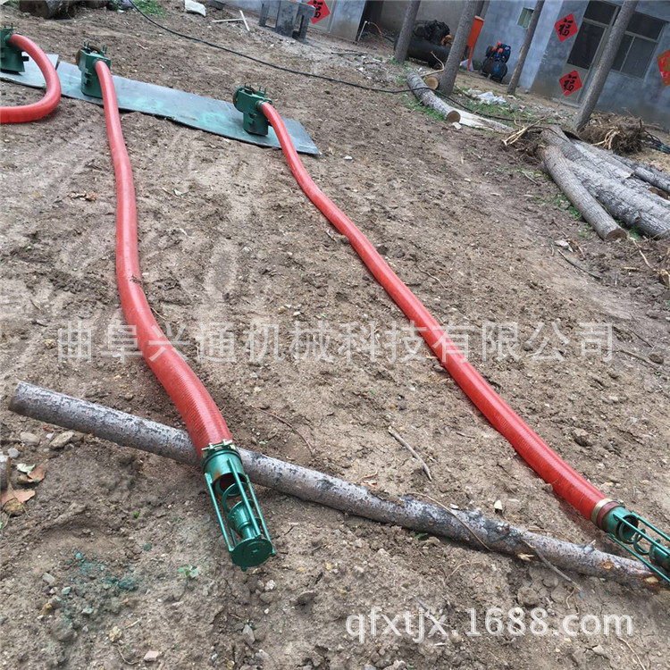 车载耐磨软管电动提粮机 车载汽油动力抽粮机 6寸8米吸粮机厂家