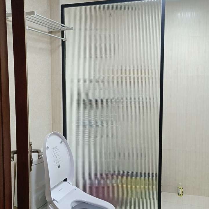 淋浴房隔断浴室玻璃门三联动卫生间干湿分离内推落地屏风折叠移门