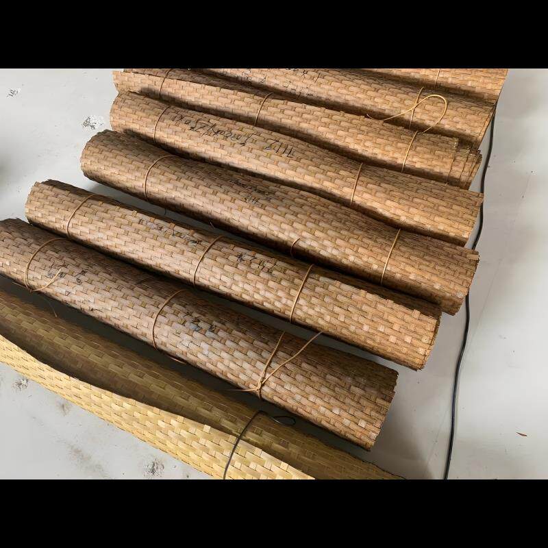 直销吊顶天花仿真竹席人造塑料芦苇席防火阻燃人工编织